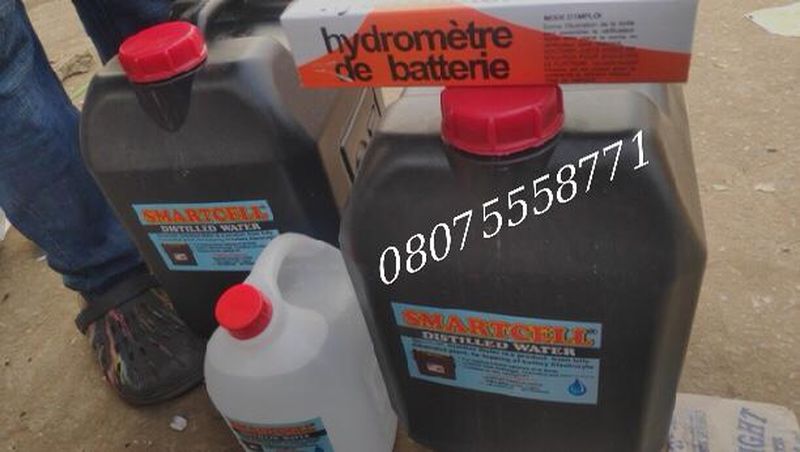 DISTILLED WATER _ 25 LITERS.