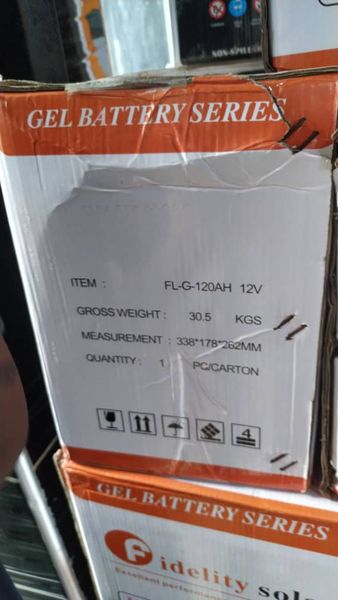 Fidelity Solar Gel Battery