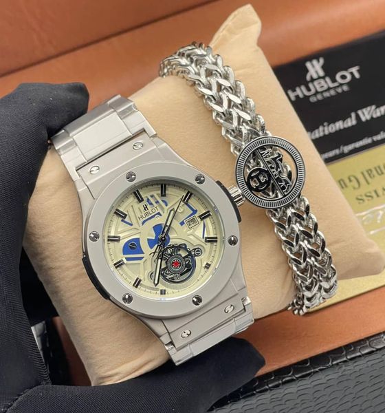 Men's wristwatch & bangle