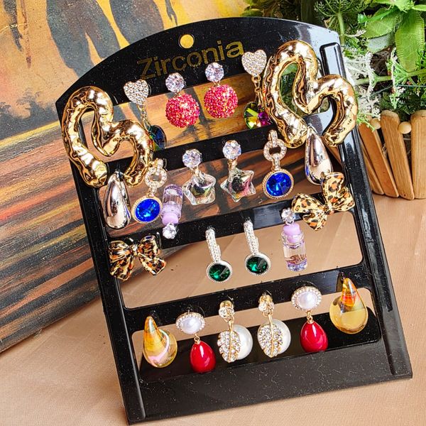 Zirconia earrings