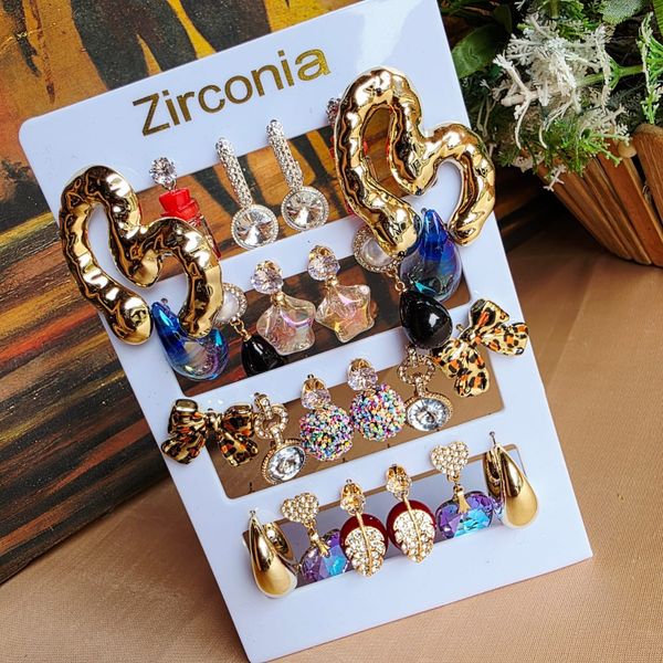 Zirconia earrings