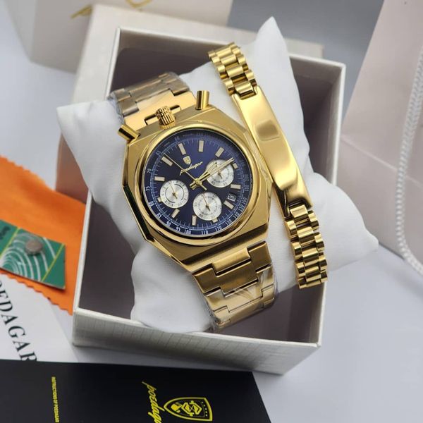 Men's wristwatch & bangle