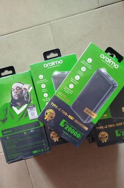 🔋 Oraimo Power Bank – 20,000mAh ⚡ AniFast™